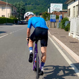 ES16 Cykeltröja Ränder. Ljusblå