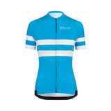 ES16 Cykeltröja Elite Stripes - Ljusblå Ränder. Dam