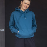 ES16 Avslappnad Hoodie Petroleum