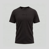 ES16 Klassisk T-shirt Melerad Svart