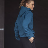 ES16 Avslappnad Hoodie Petroleum