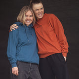 ES16 Avslappnad Hoodie Petroleum