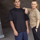 ES16 Klassisk T-shirt Melerad Svart