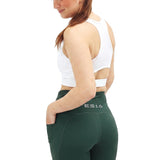 ES16 Performance Tights Army Green med fickor på sidan