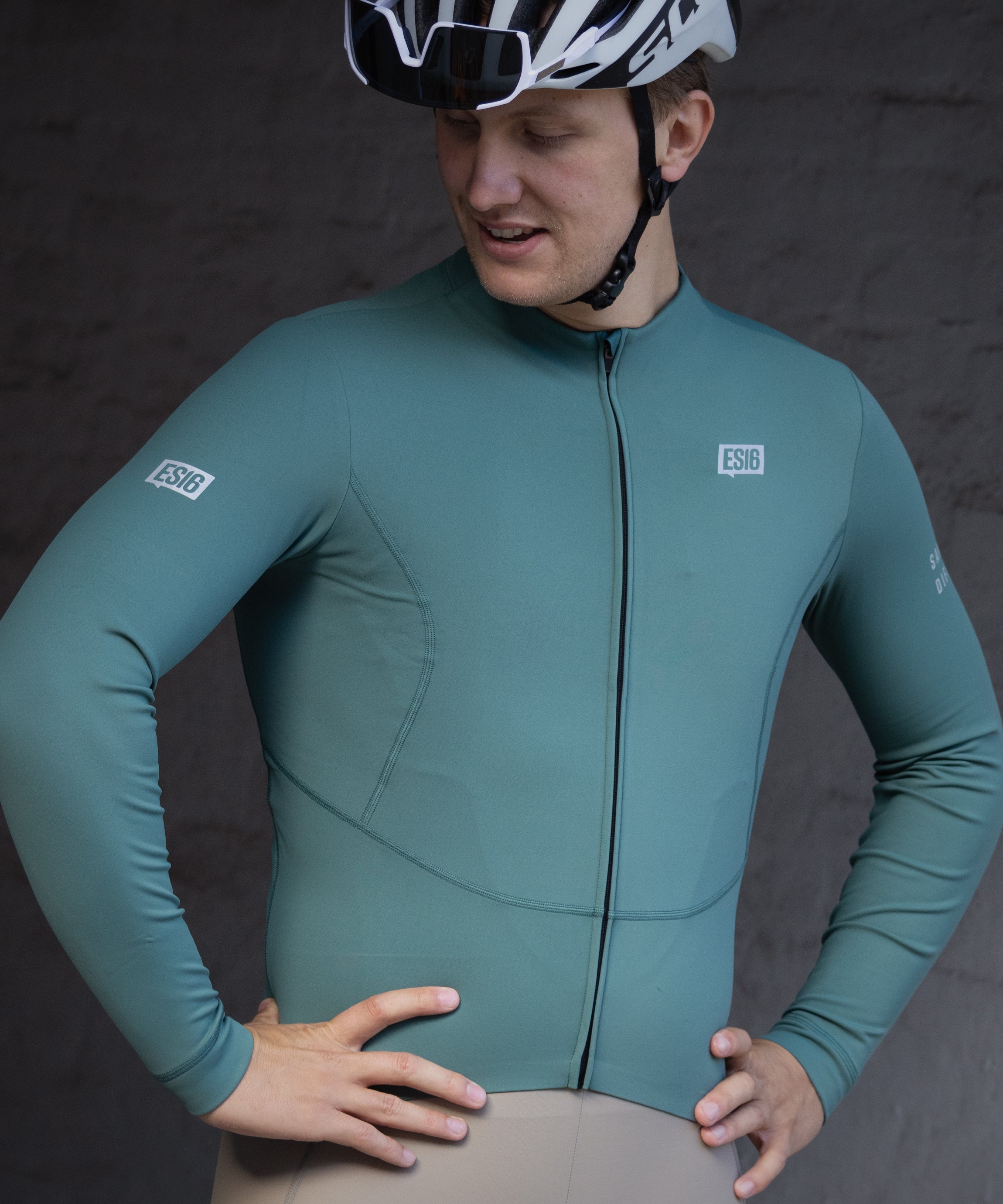 ES16 Thermofleece cykeltröja. Djuphav