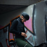 Vinter cykelbyxor Supreme unisex - med pad. Svart