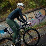 Vinter cykelbyxor Supreme unisex - med pad. Svart
