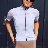 ES16 Cykeltröja Stripes White - Dam