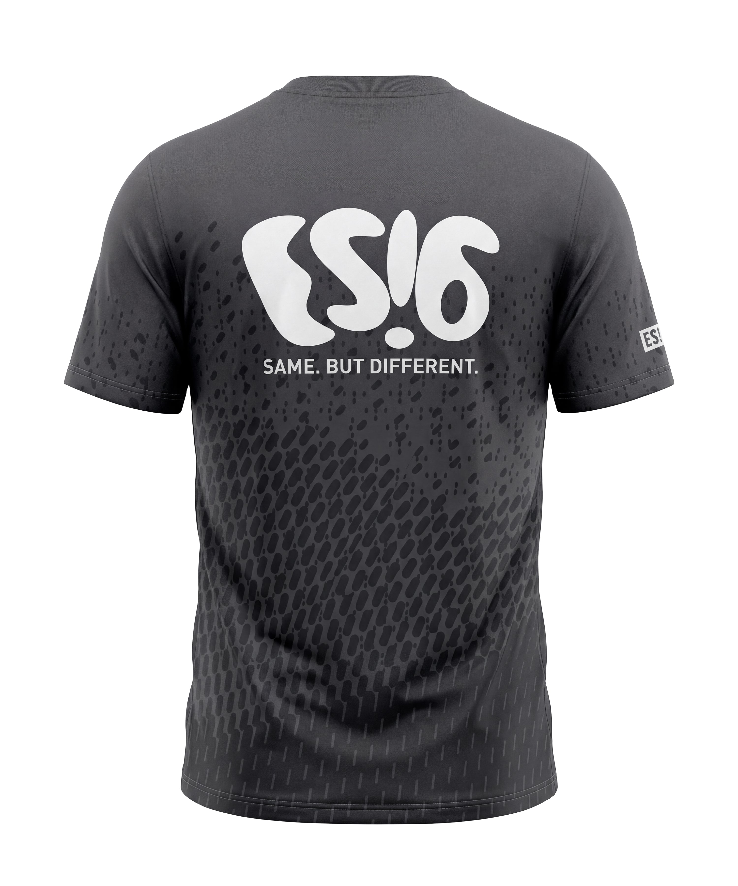 ES16 Along Cat. Löpar-T-shirt. Grafitgrå.