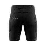 Korta löpartights med fickor - Soft Element Black