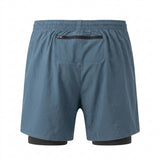 ES16 Performance-Shorts med innershorts. Black
