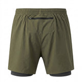 ES16 Performance-Shorts med innershorts. Black