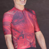 ES16 Razor cykeltröja - Marble Rosso