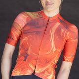 ES16 Razor cykeltröja - Marble Orange