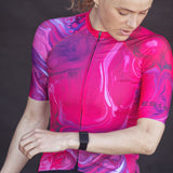 ES16 Razor cykeltröja - Marble Pink