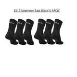 ES16 Strumpor Fast Black "3 PACK"