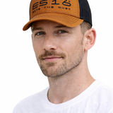 ES16 Cap Karamell + Svart Mesh