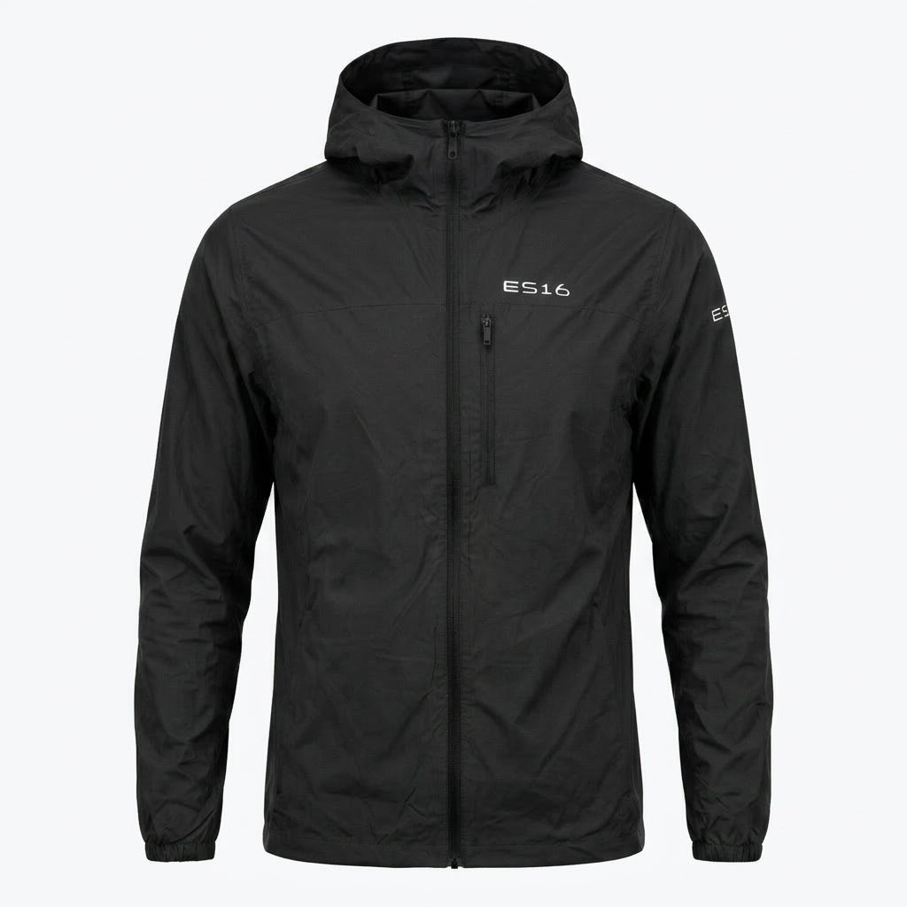 ES16_Löparjacka_-_Supreme_Black_-_Packshot_Front