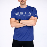 ES16 Löpartröja – Performance Merino Blend Blue