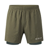 ES16 Performance-Shorts med innershorts. Black