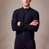 ES16 långärmad cykelfleece Supreme. Svart