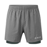 ES16 Performance-Shorts med innershorts. Black