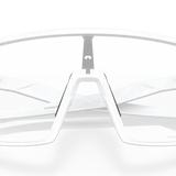 Oakley Sutro klara till svarta iridium fotokromatiska linser, matt vit ram