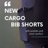 ES16 Cargo bib-shorts med sidofickor.